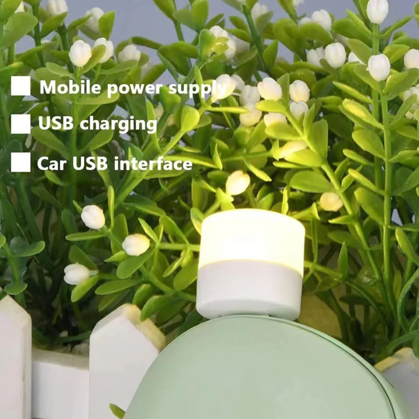 USB LED LAMP Night Light, Mini Portable for PC and Laptop (10 pcs Set / Mix Colours)