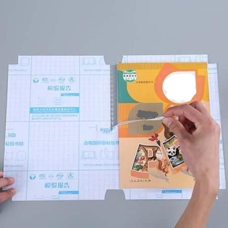 Self-adhesive 3 Different Size Transparent Sticker Books Cover